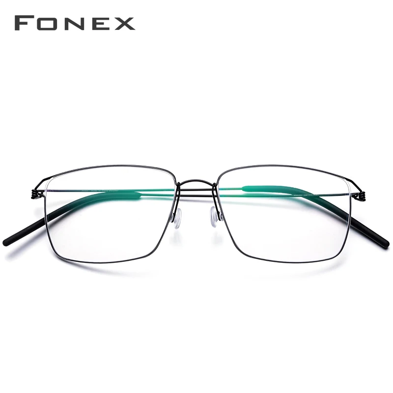 Top Trends: FONEX Titanium Alloy Glasses Frame Men Prescription Eyeglasses New Women Myopia Optical Korean Morten Screwless Eyewear 98624 Shoppable Styles - Image 4