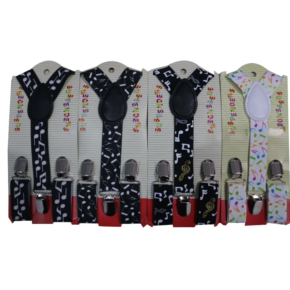 Top Trends: 2019 New Cute Kids Child Toddler Black White Music Note Suspenders For Boys Girls Shoppable Styles