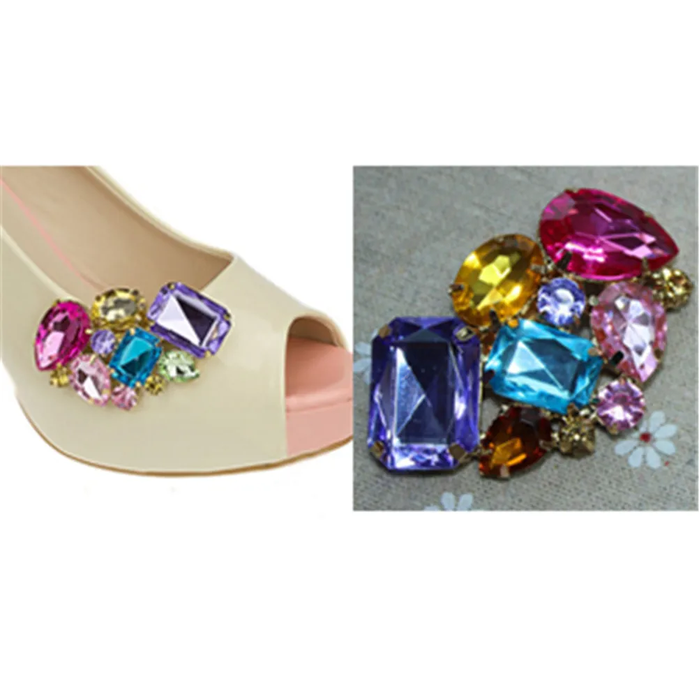 Top Trends: Fashion Shoe Accessories New 1Pcs Crystal Shoes Buckle Women Shoes Decoration Clips Bridal Charm Decor Shoppable Styles