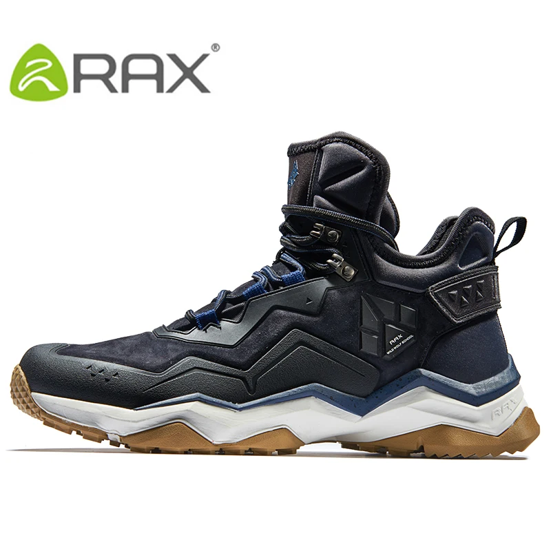 Top Trends: RAX Mens Waterproof Hiking Shoes Mountain Hiking Boots Genuine Leather Men Breathable Waterproof Trekking Shoes Outdoor Man Shoppable Styles