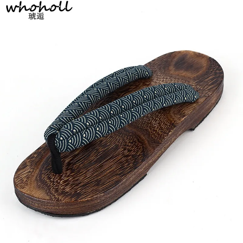 Top Trends: WHOHOLL Geta Anime Anime Cosplay Costumes Japanese Geta Sandals Summer Sandals Men Flat Wooden Shoes Clogs Slippers Flip-flops Shoppable Styles - Image 2