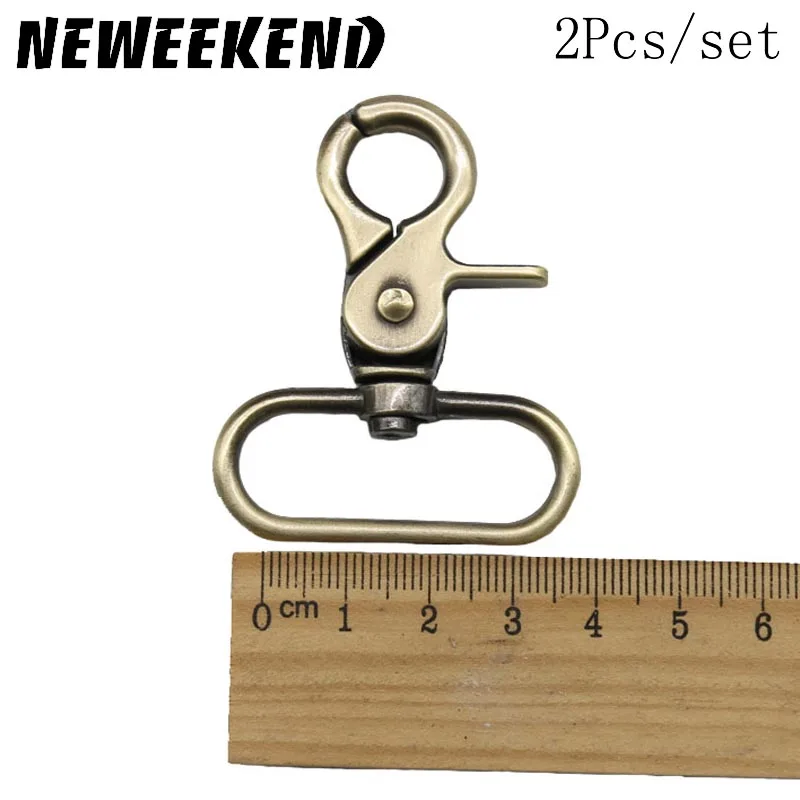 Top Trends: 2Pcs / set Metal DIY Bag Accessories Luggage Bag Buckle Carabiner Handbag Strap Ornament Swivel Snap Hook Dog Bag Hanger Clasp Shoppable Styles