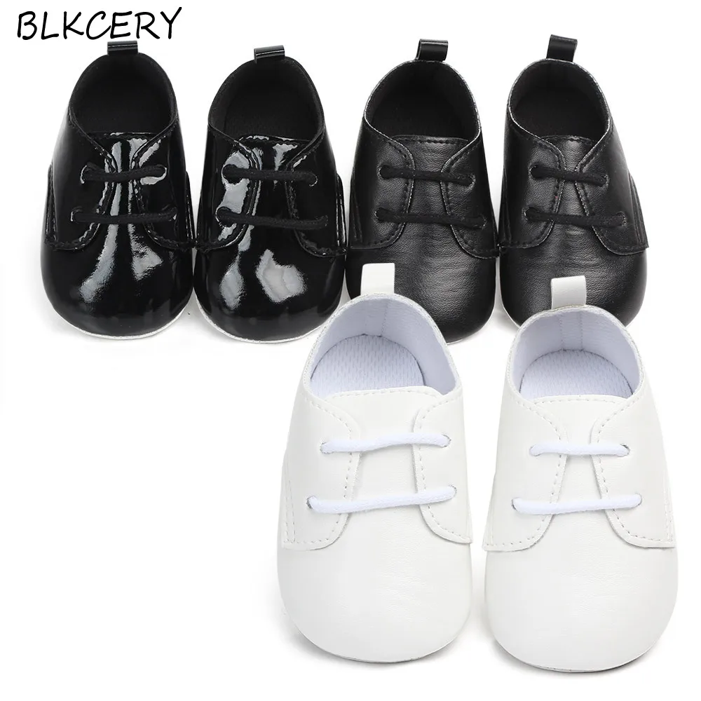 Top Trends: Newborn Baby Boy Shoes Toddler Leather Moccasins First Walker Casual Sneaker Soft Sole Infant Solid White Black Shoe For Walking Shoppable Styles