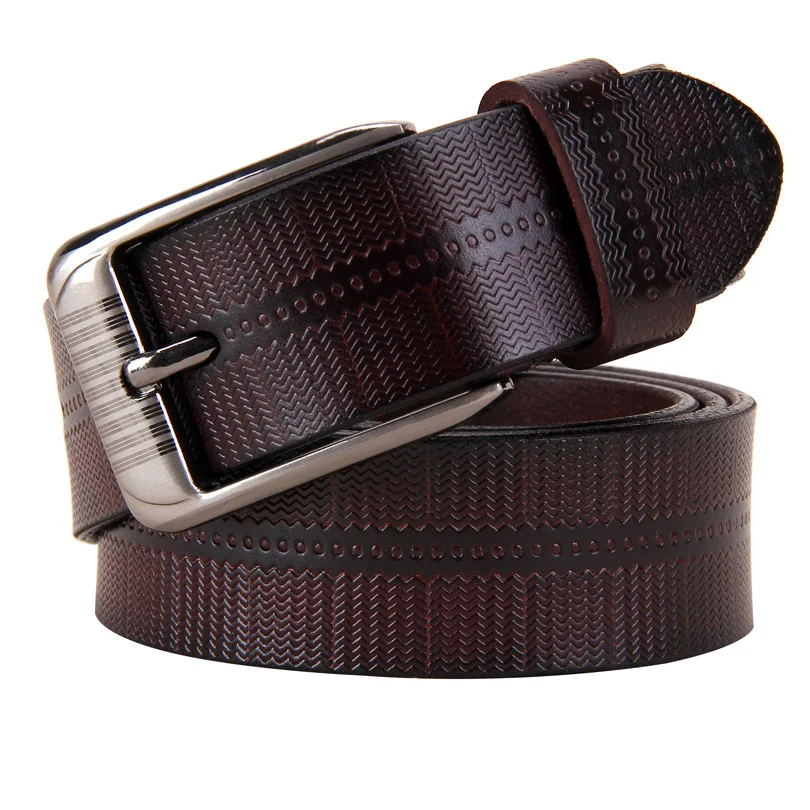 Top Trends: Genuine Leather Belts For Women Fashion Pin Buckle Woman Belt Quality Second Layer Cow Skin Strap Female For Jeans Width 3.2 Cm Shoppable Styles - Image 3