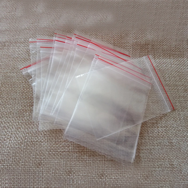 Top Trends: 100pcs Small Ziplock Bags Clear Plastic Bags Transparent Pe Zip Lock Bag For Cloth / christmas / gifts / Jewelry Packaging Display Bag Shoppable Styles