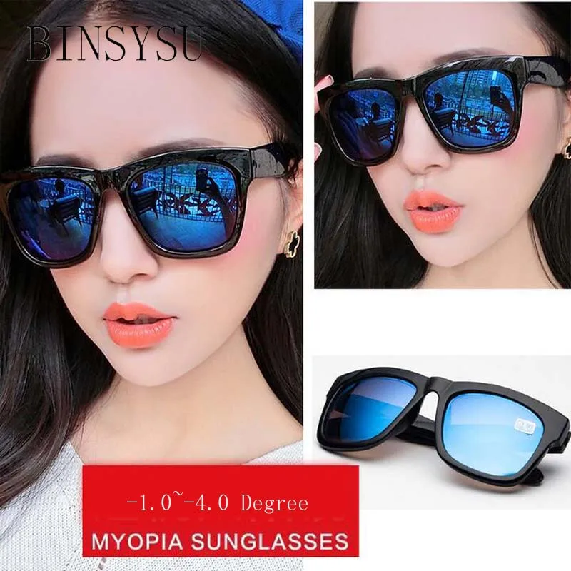 Top Trends: Prescription -1.0 -1.5 -2.0 -3.0 -4.0 -5.0 -6.0 Fashion Finished Myopia Sunglasses Men Women Short Sighted Optics Eyewear Shoppable Styles - Image 2