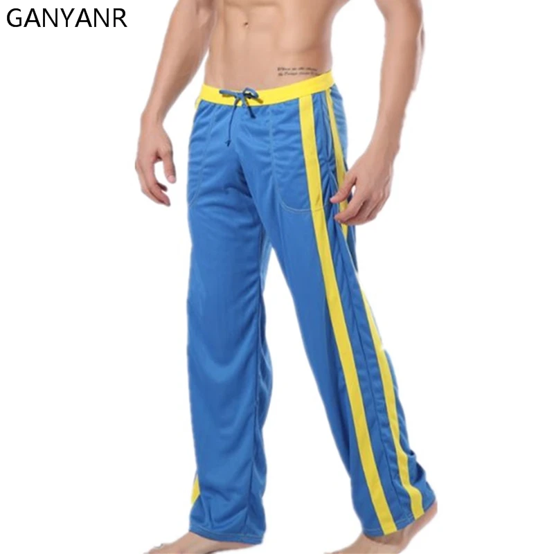 Top Trends: GANYANR Brand Running Pants Men Winter Fitness Crossfit Training Sports Jogger Long Trousers Athletic Loose Jogging Gym Training Shoppable Styles