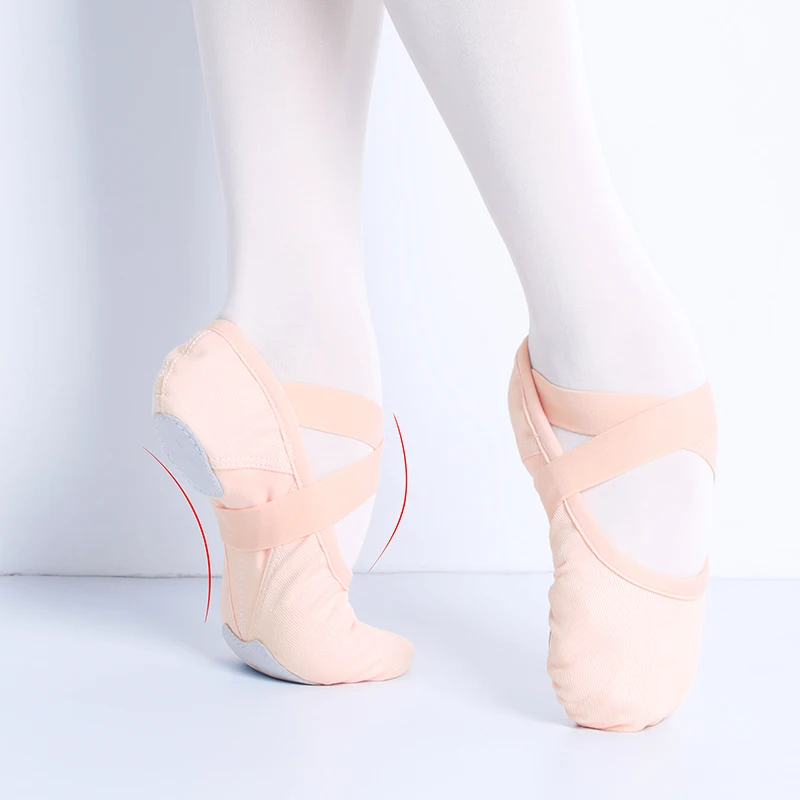 Top Trends: Ballet Shoes Dance Shoe Dancing Slippers Ballet Flats Single Shoelace Stretch Fabric Women Elastic Dance Shoes Shoppable Styles