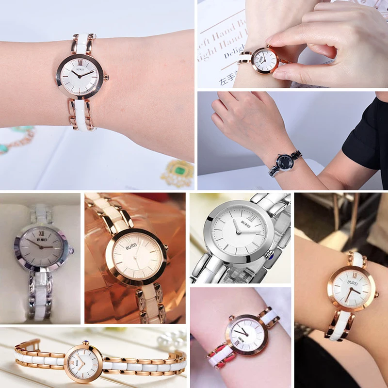 Top Trends: BUREI Brand Fashion Silver Rose Gold Watches For Women Luxury Waterproof Sapphire Casual Quartz Wrist Watch Clock Reloj Mujer Shoppable Styles - Image 6