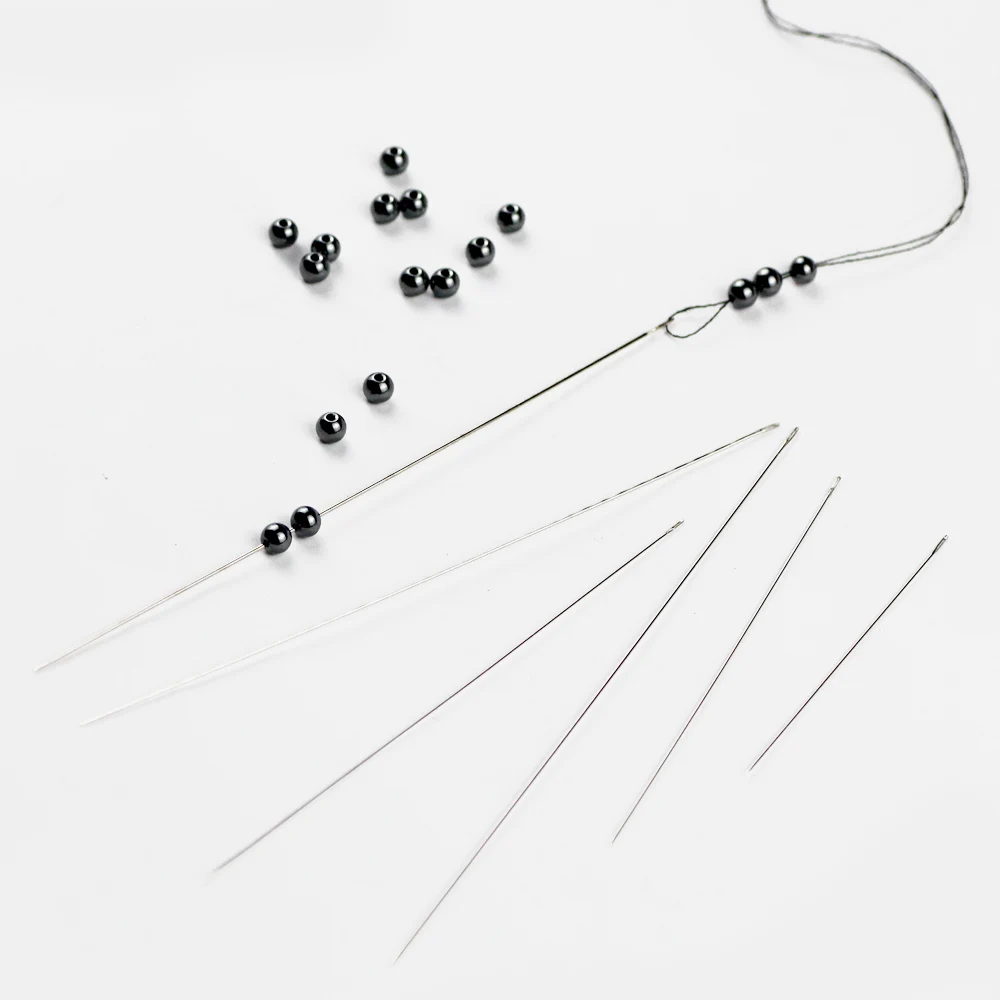 Top Trends: JHNBY 30PCS Stainless Steel Beading Needles For Beads Threading String Tambour / Jewelry Bracelet Necklace Making Tools Pins DIY Shoppable Styles