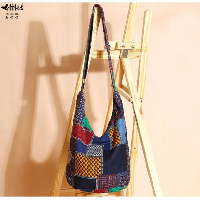 Top Trends: Adjustable Strap Bag Hippy Hippie Bohemian Bags Women Sling Shoulder Crossbody Bag Vintage Cotton Women's Handbags Free Gift Shoppable Styles