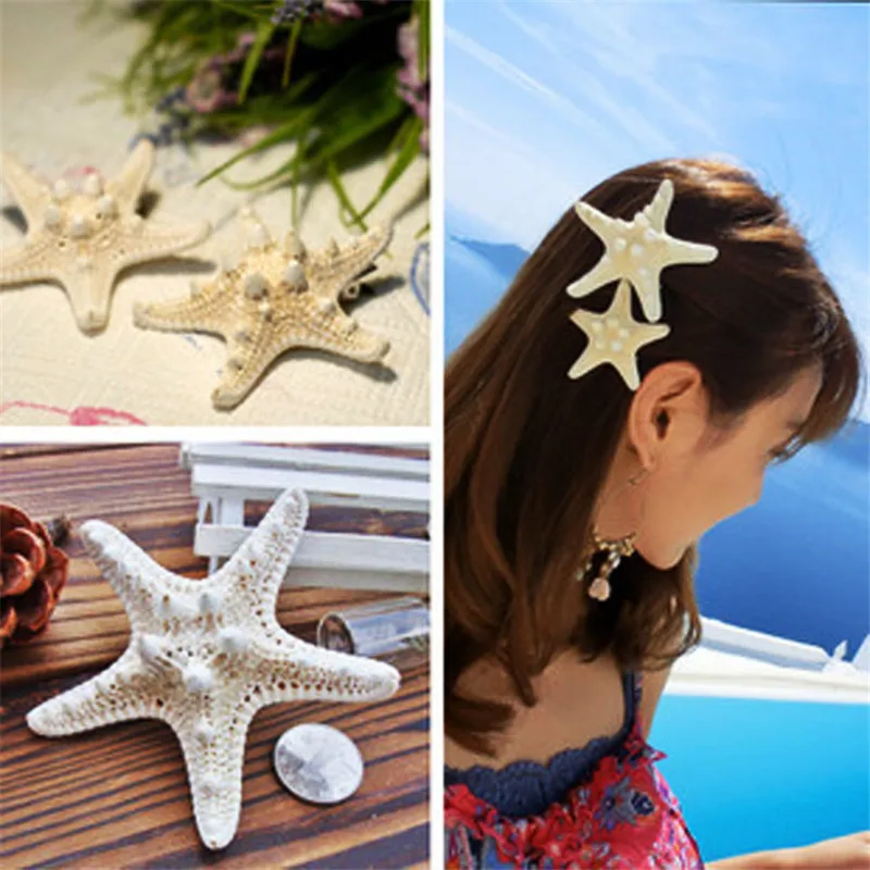 Top Trends: Elegant Starfish Hair Clips DIY Sea Shell Hairpin Beach Bridal Handmade Mermaid Festival Wedding Headwear Accessories Shoppable Styles