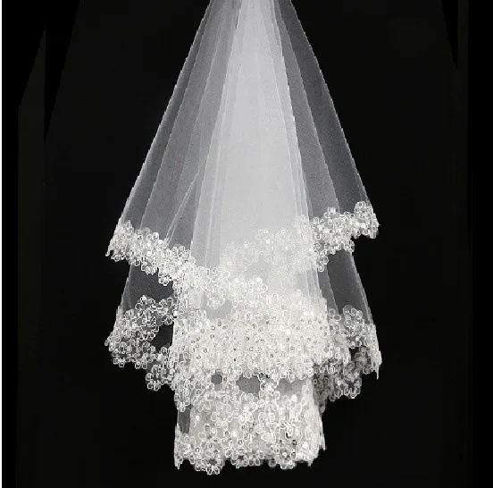 Top Trends: Wedding Accessories Short Bridal Veils Without Comb White Lace Veil High Quality Cheap Wedding Veils Shoppable Styles