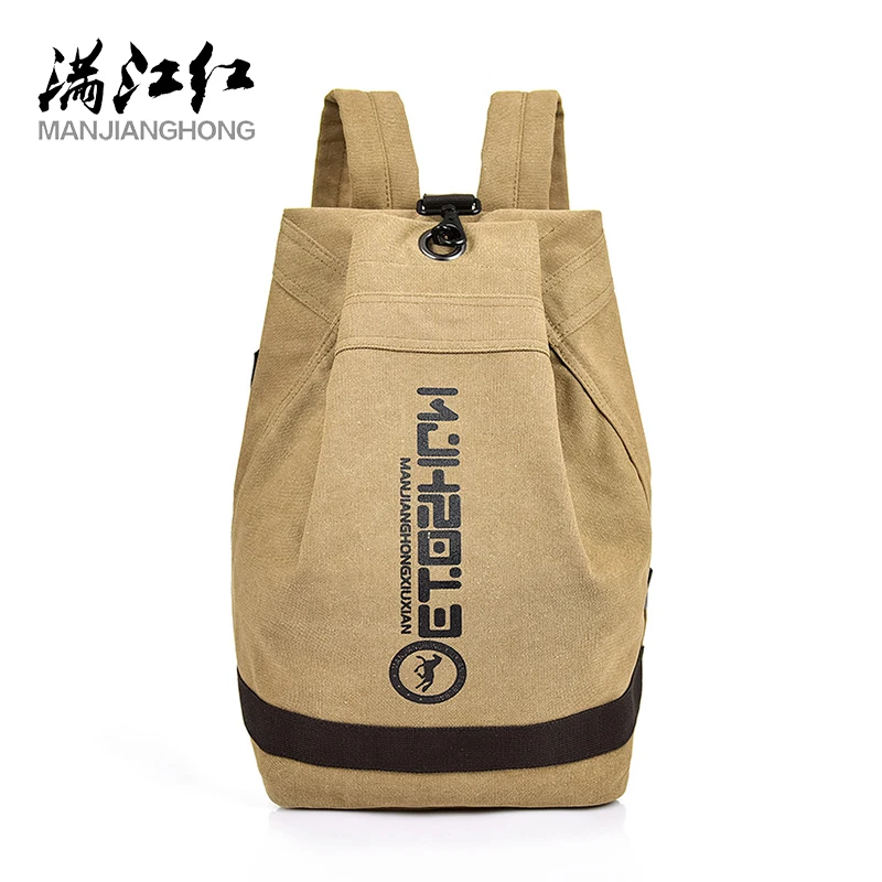 Top Trends: Manjianghong Leisure Canvas Backpack Large Gentleman Backpack Bag Man Fashion Casual Travel Bags High Quality Drop Shipping Bags Shoppable Styles