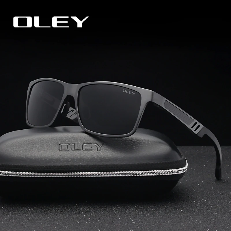 Top Trends: OLEY-Polarized Sunglasses For Men And Women, Aluminum Magnesium, Driving Glasses, Rectangle, Male, Male Shoppable Styles