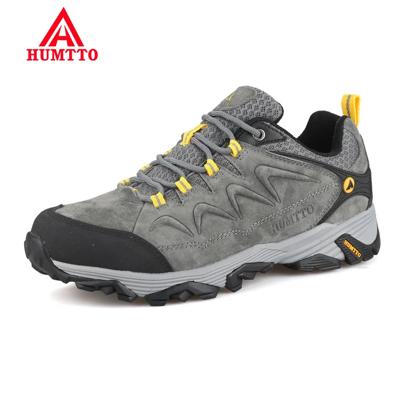 Top Trends: Promotion Winter Genuine Leather Hiking Shoes Lightwei Outdoor Trekking Boots Lace-up Climbing Mens Sneakers Men Male Walking Shoppable Styles