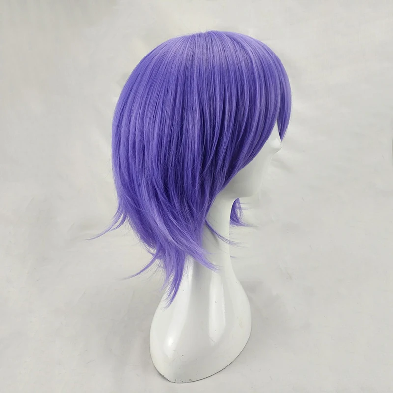 Top Trends: HAIRJOY Man Women Purple Cosplay Wig Short Curly Layered Synthetic Hair Party Wigs With Bangs 7 Colors Available Shoppable Styles - Image 4