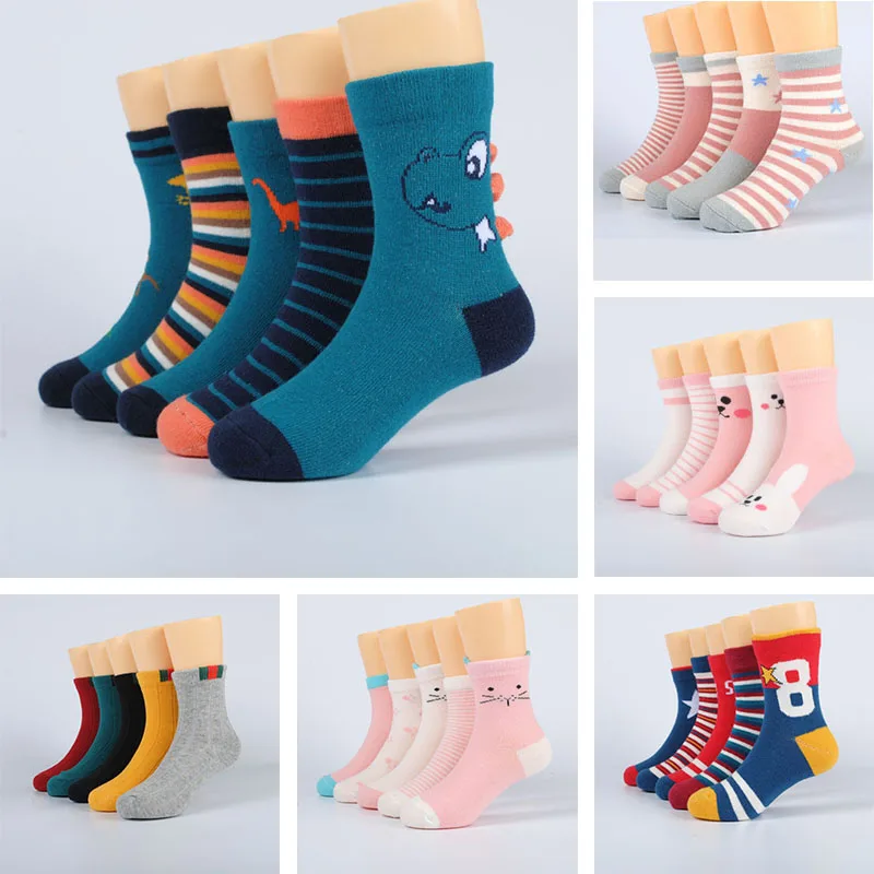 Top Trends: 5 Pairs Baby Girls Socks Spring Summer Cotton Newborn Baby Socks Baby Meias Para Bebe Kids Socks For Children Boys Socks 1-12Y Shoppable Styles