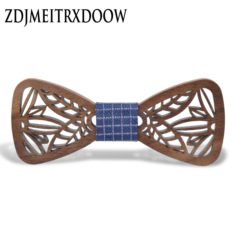 Top Trends: New Arrival Hollow Wood Bow Ties For Mens Wedding Suits Wooden Bow Tie Butterfly Shape Leaves Bowknots Gravatas Slim Cravat Shoppable Styles - Image 2