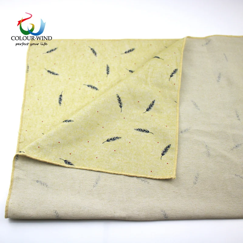 Top Trends: Genuine Soft Cotton Women Scarf 60*60CM Birds Leaves Printed With Button Shawl Men's Neckwear Cravat Suit Square Scarves Gift Shoppable Styles - Image 4