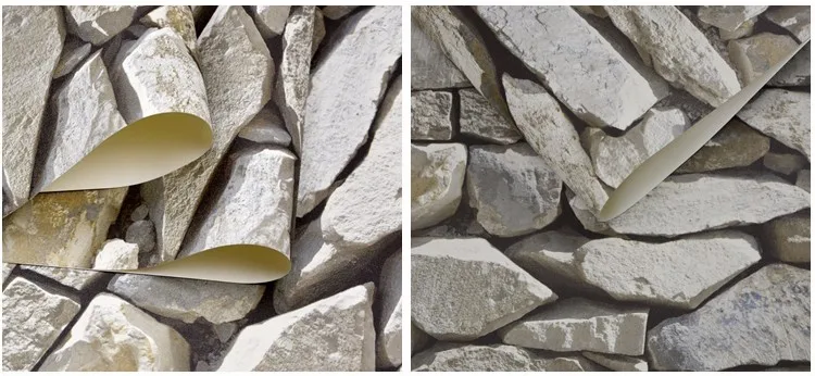 3D kivimustriga tapeet, mis imiteerib realistlikult kiviseina tekstuuri