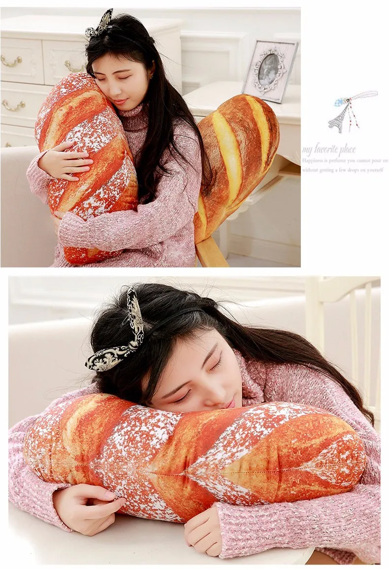 naine kallistab ja toetab pead leivakujulisele padjale