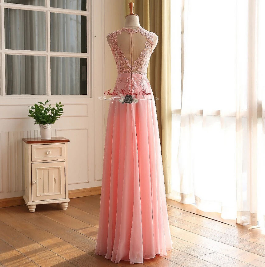 Top Trends: Cheap Long Bridesmaid Dresses 2018 New Arrival Party Dress Elegant Evening Formal Dresses Chiffon Prom Dresses Shoppable Styles - Image 4