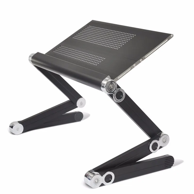 Description Picture 4 of itemSimple  fashion desk lazy notebook computer desk on bed table  can mobile aluminum alloy folding  free shipping