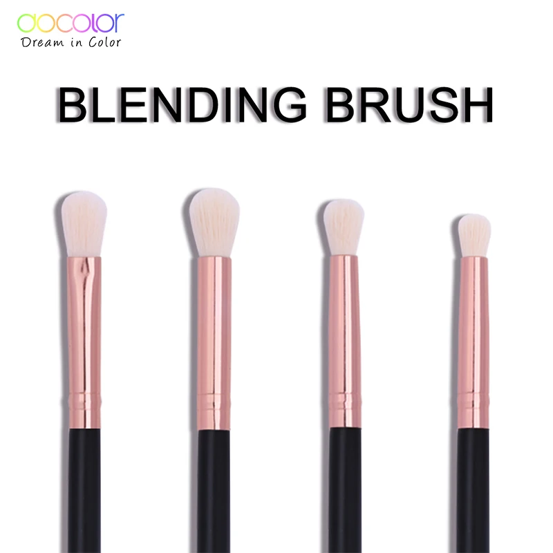 Top Trends: Docolor Makeup Brushes 4PCS Eyeshadow Brush Blending Eyebrow Make Up Brushes Synthetic Bristles Beauty Cosmetics Brush Set Shoppable Styles - Image 4