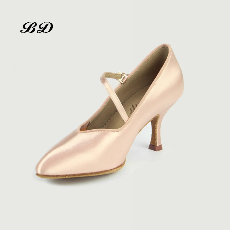 Top Trends: Girl Sneakers Dance Shoes Ballroom Women Latin Shoes Modern Jazz Imported Satin Wear-Resistant Sole BD 138 Comfortable Shine Shoppable Styles