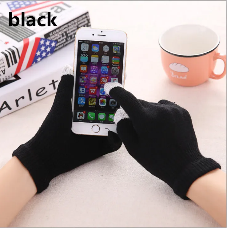 Top Trends: New Magic Touch Screen Gloves Smartphone Texting Stretch Adult One Size Winter Warmer Knit Hot Shoppable Styles - Image 6