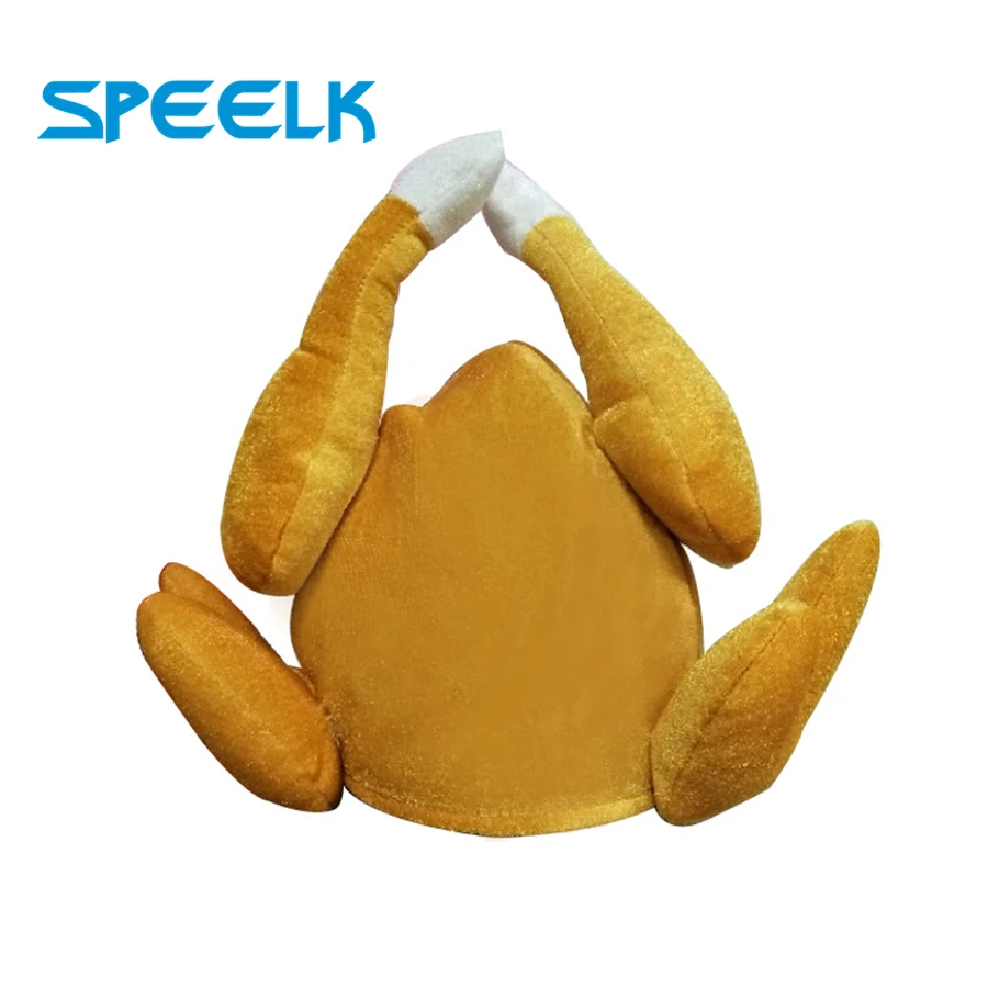 Top Trends: New Halloween Ball Funny Adults Hats Chicken Leg Cap Thanksgiving Turkey Hat Festival Party Decoration Funny Caps Wholesale Shoppable Styles