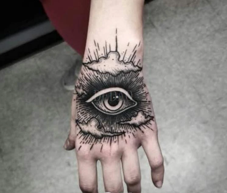 Top Trends: Temporary Tatoo Fake Tattoo Sticker Eye Hand Finger Flash Tatto Tatouage Waterproof Tattoos Stickers For Girl Women Men Shoppable Styles