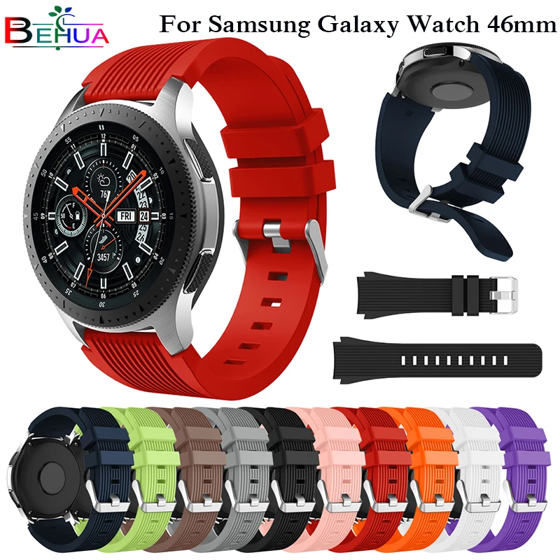 Top Trends: Sport Soft Silicone Bracelet Wrist Band For Samsung Galaxy Watch 46mm SM-R800 Replacement Smart Watch Strap Wristband Watchband Shoppable Styles