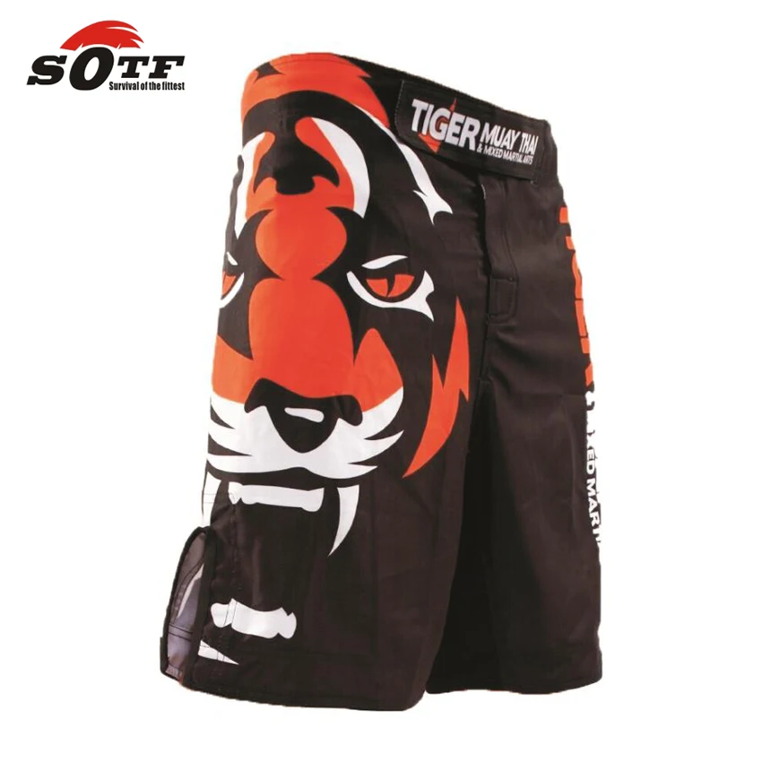 Top Trends: SOTF Tiger Muay ThaiFighting Sanda Ropa Boxeo Bermuda MMA Shorts Boxing Pantalones Cortos Mma Kick Boxing Wrestling Short Mma Shoppable Styles