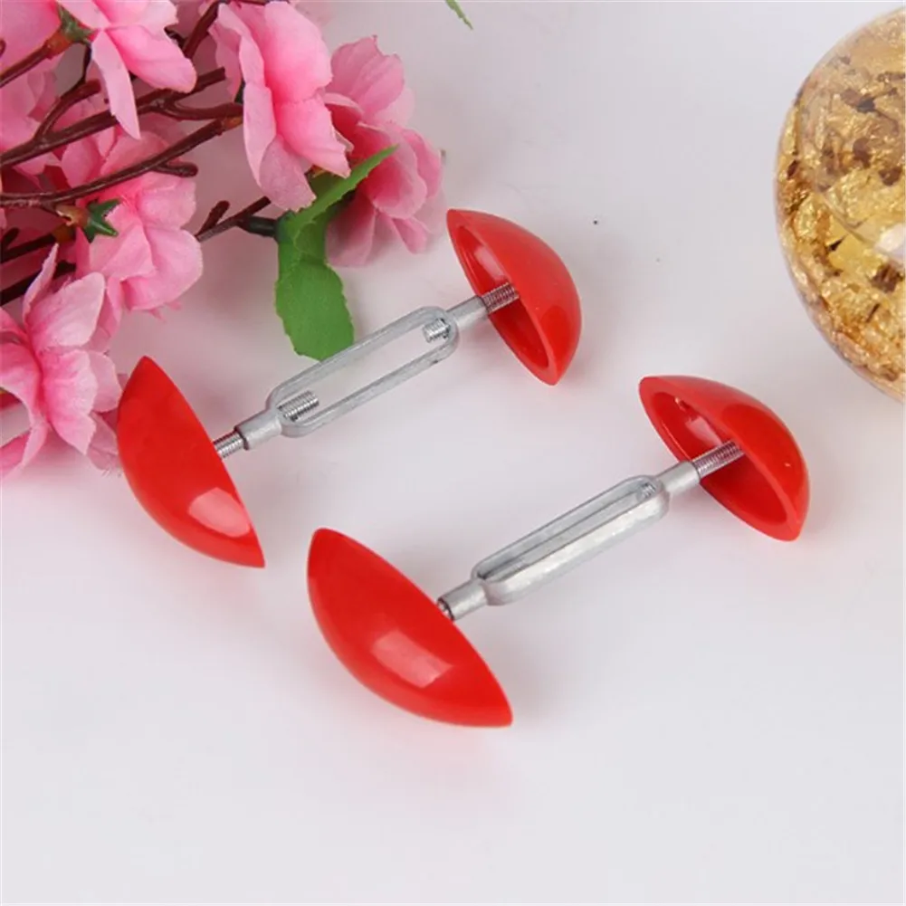 Top Trends: 2PC Portable Red Mini Shoes Stretchers Expander Width Extender Adjustable Shoe Keeper Men Women Plastic Shoe Shaper Wholesale Shoppable Styles