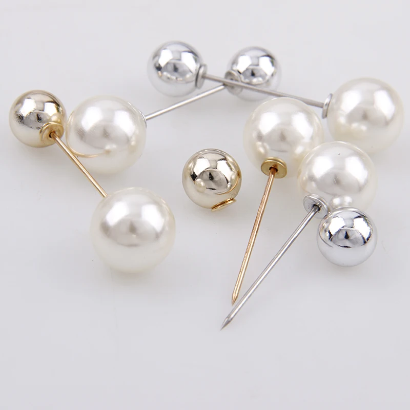 Top Trends: Factory Luxury Gold & Silver Plated Double Simulated Pearl Gold Alloy Brooch Pin DIY Lapel Dress Jewelry Brooches Accessories Shoppable Styles