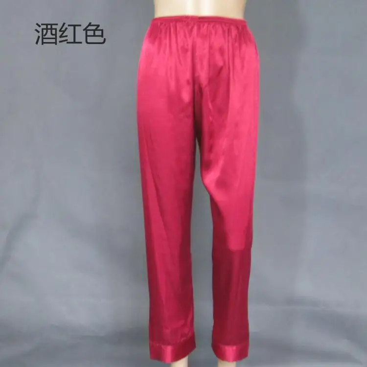 Top Trends: XL XXL XXXL Plus Size Pyjama Bottoms Spring Summer Faux Silk Women Pajama Pant Women's Lounge Pant Red / Black Pyjama TrousersQ335 Shoppable Styles - Image 2