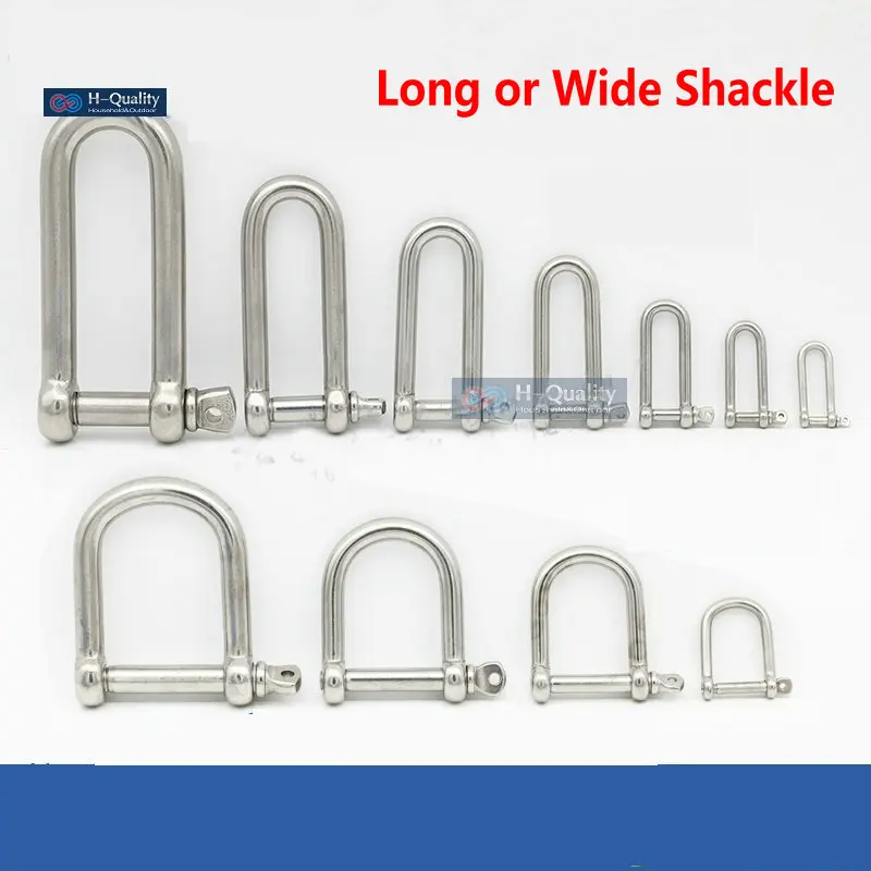 Best Choices: HQ AC1 AISI304 Long Straight D Shackle Or AISI316 Extra Wide Shackle Stainless Steel Anchor Shackle Chain Wire Rope Connector Ultimate Guide