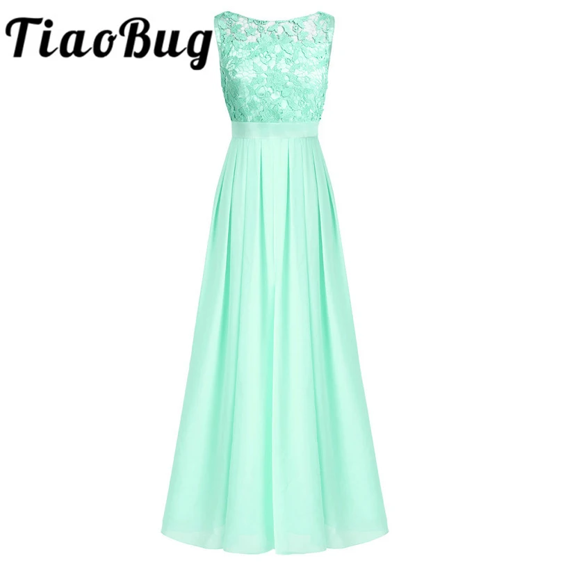 Top Trends: TiaoBug 2023 Women Bridesmaid Dress Tulle Formal Lace Wedding Dress For Gaduation Princess Maxi Dress Prom Vestido De Festa Shoppable Styles