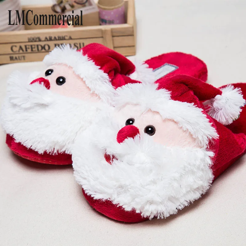 Top Trends: Home Slippers New Winter Christmas Custom Home Shoes Fur Slippers Unisex Cute Funny Shoes Lovers Slippers Women Men Indoor Gift Shoppable Styles