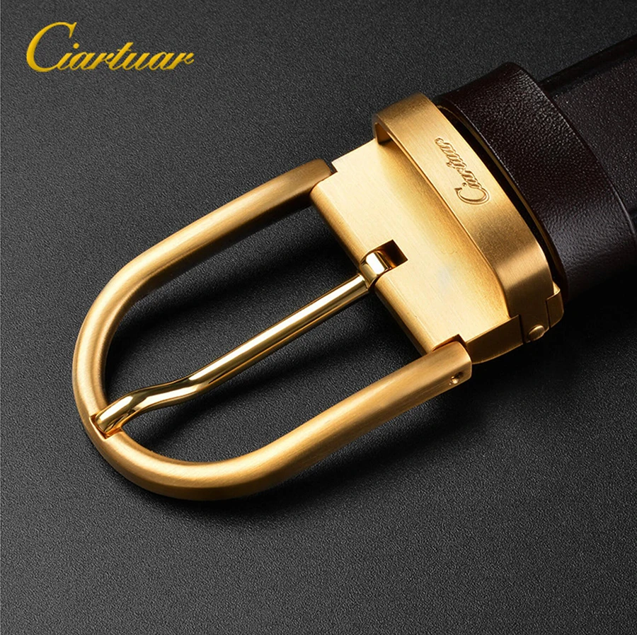 Top Trends: 2023 Ciartuar New Design Fashion Belt For Men High Quality Layer Genuine Leather Cowskin Men Belt For Trousers Free Shipping Shoppable Styles