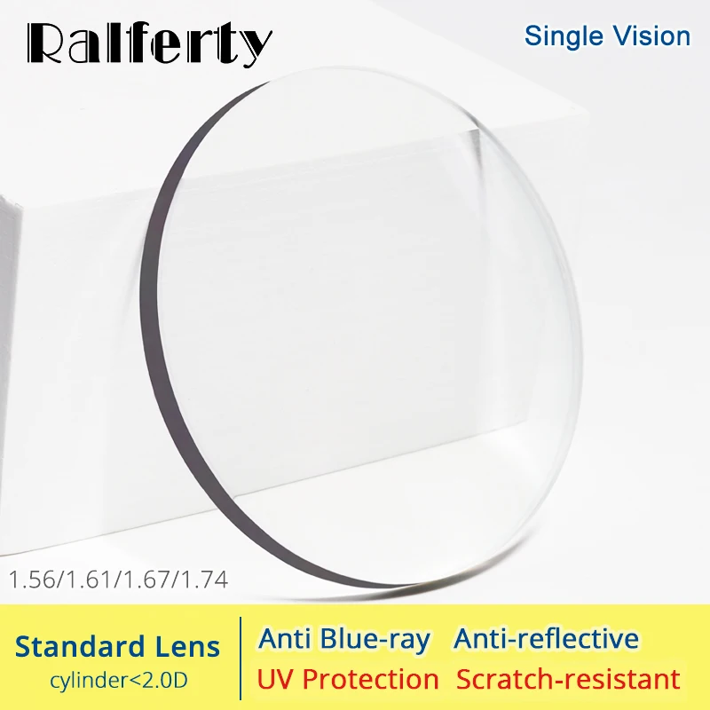 Top Trends: Ralferty 1.56 1.61 1.67 1.74 Optical Lenses Anti Blue Light Prescription Glasses Lens Eyes Clear Myopia Diopter Thin HMC Lentes Shoppable Styles