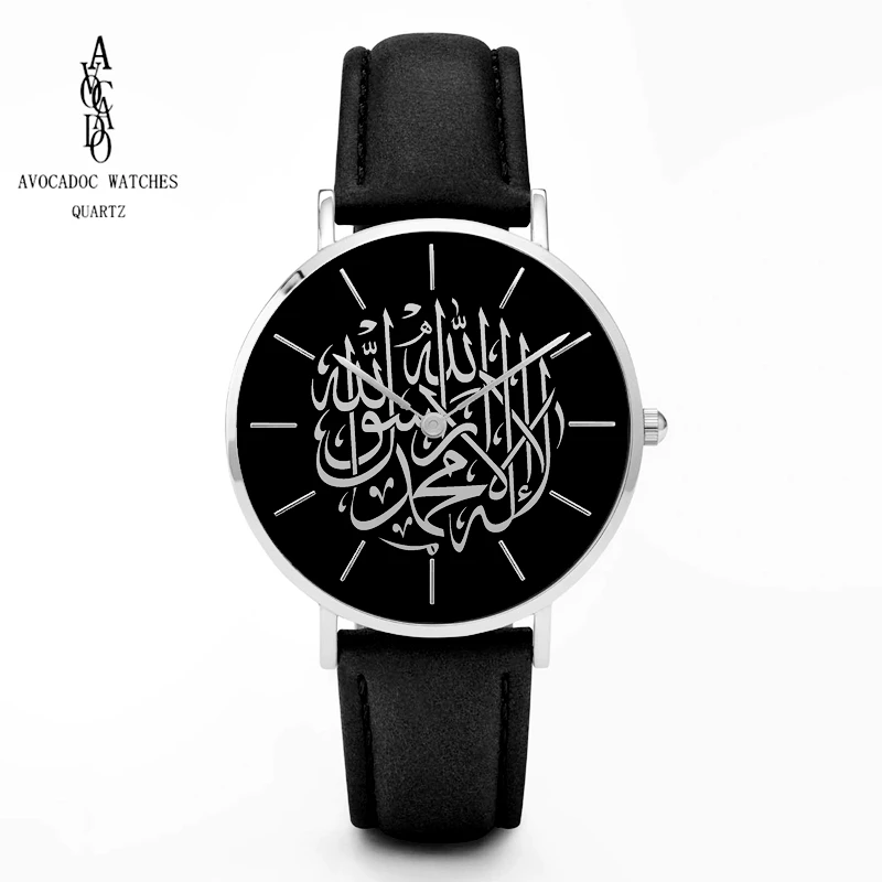 Top Trends: Arabic Watch Unisex Leather Strap Quartz Wristwatches For Men And Women Shoppable Styles