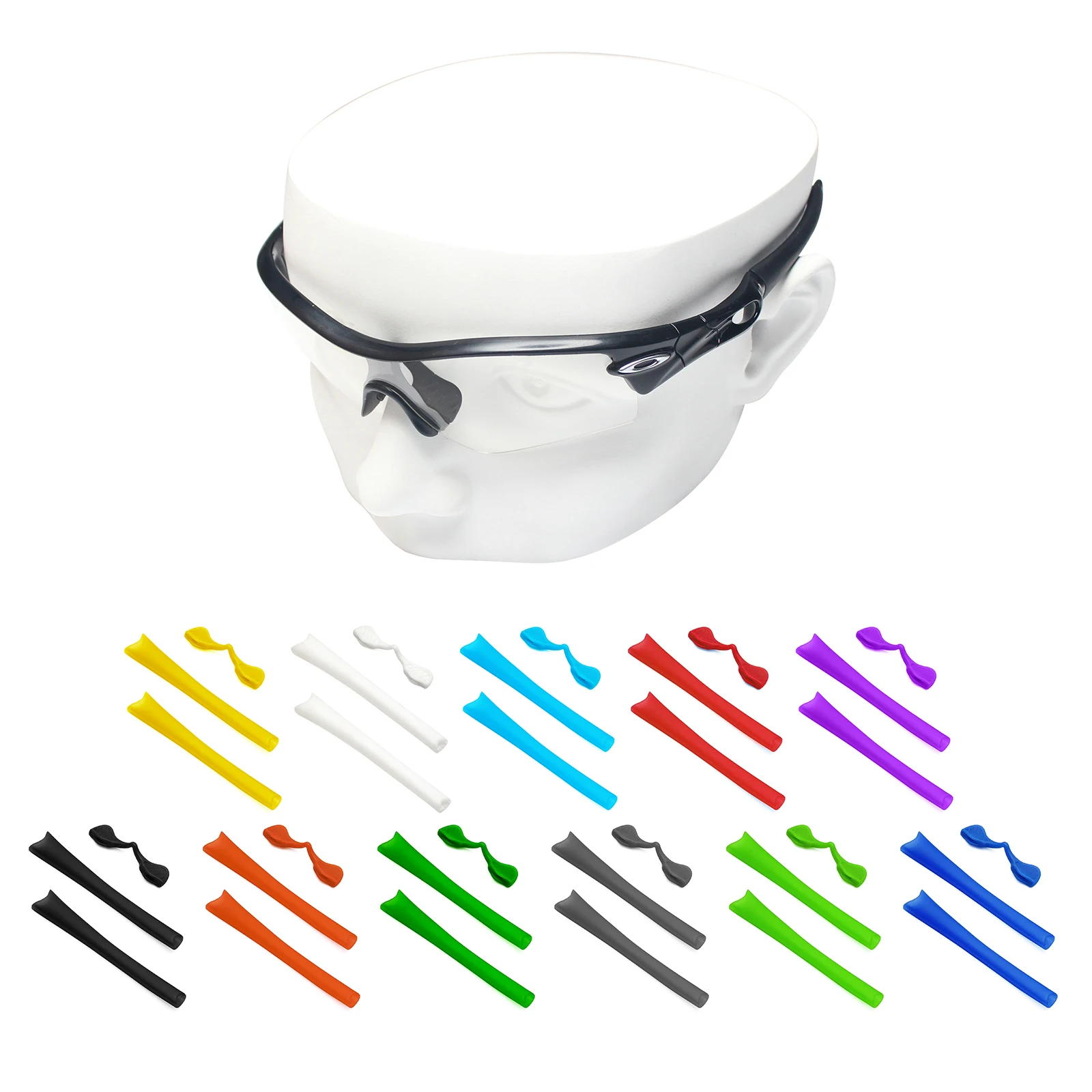 Top Trends: OOWLIT Rubber Kits Nose Pads &amp; Earsocks For-Oakley Radar Path Sunglasses Shoppable Styles