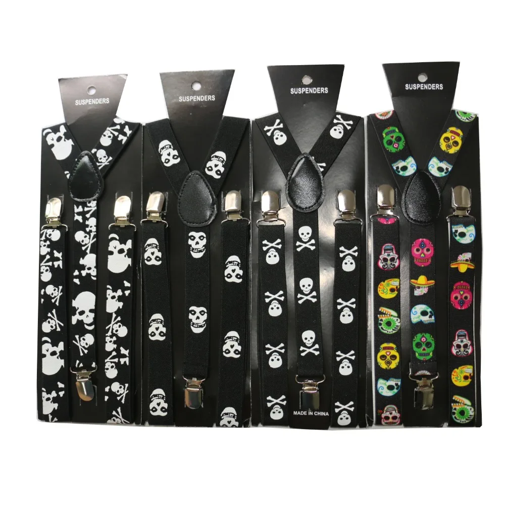 Top Trends: HUOBAO New Hip Hop 2.5cm Wide Skull Suspender For Mens Womens Shoppable Styles