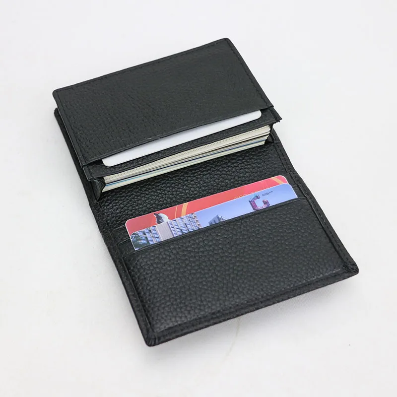 Top Trends: Customized Letters Service Genuine Leather Business Card Holder Men Women Leather Card Case Shoppable Styles