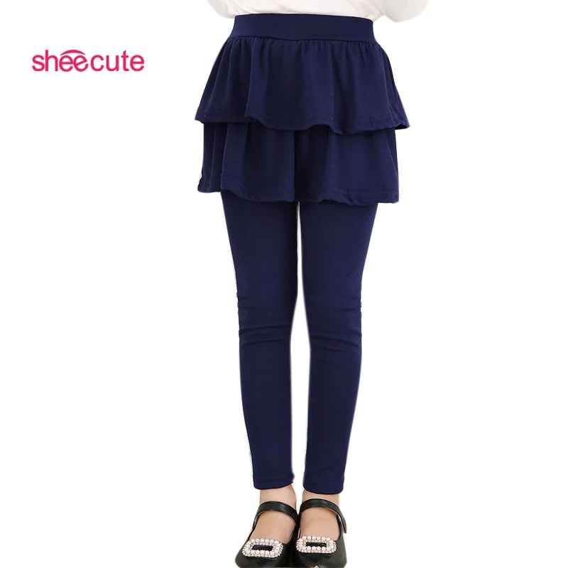 Top Trends: SheeCute New Arrival Spring Autumn Girls Leggings Girls Skirt-pants Cake Skirt Girl Baby Pants Kids Leggings 3-11Y Q2306 Shoppable Styles