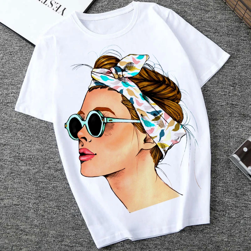 Top Trends: Plus Size Women Summer Fashion Print Lady Casual T-shirt Tops Harajuku Streetwear Short Sleeve O-Neck Tops Tees Camisetas Mujer Shoppable Styles