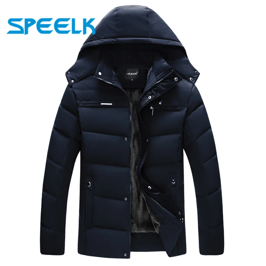 Top Trends: Brand New Down Coat Men Winter Thick Cotton Jacket Men&#039;s Fashion Cotton-padded Jackets Male Autumn Causal Parkas Outwear Shoppable Styles